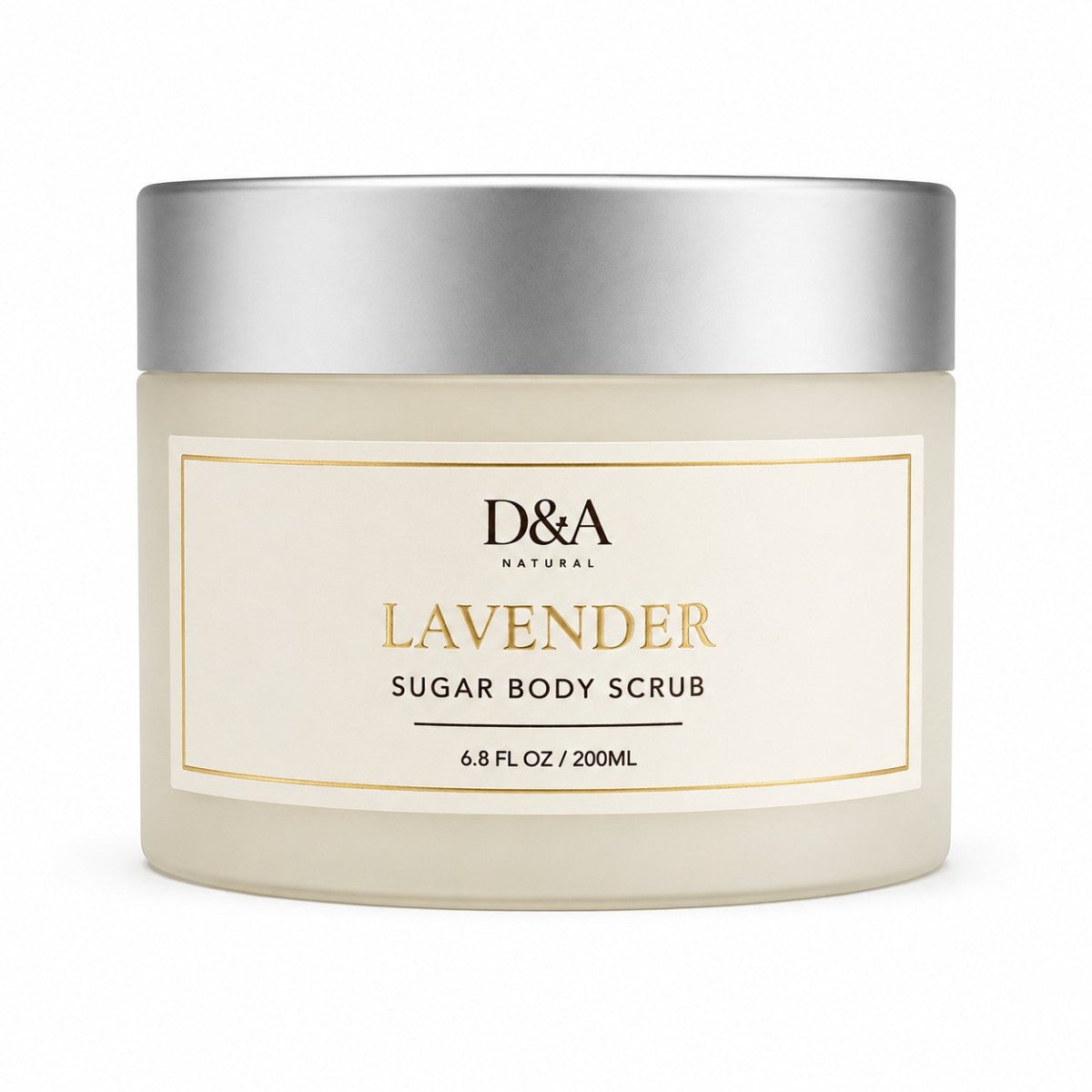 D&A Lavender Sugar Scrub - Dzastina Agata Natural