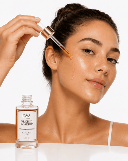Orchid Rosehip Botanical Balance Face Serum- Oily to Normal Skin - Dzastina Agata Natural