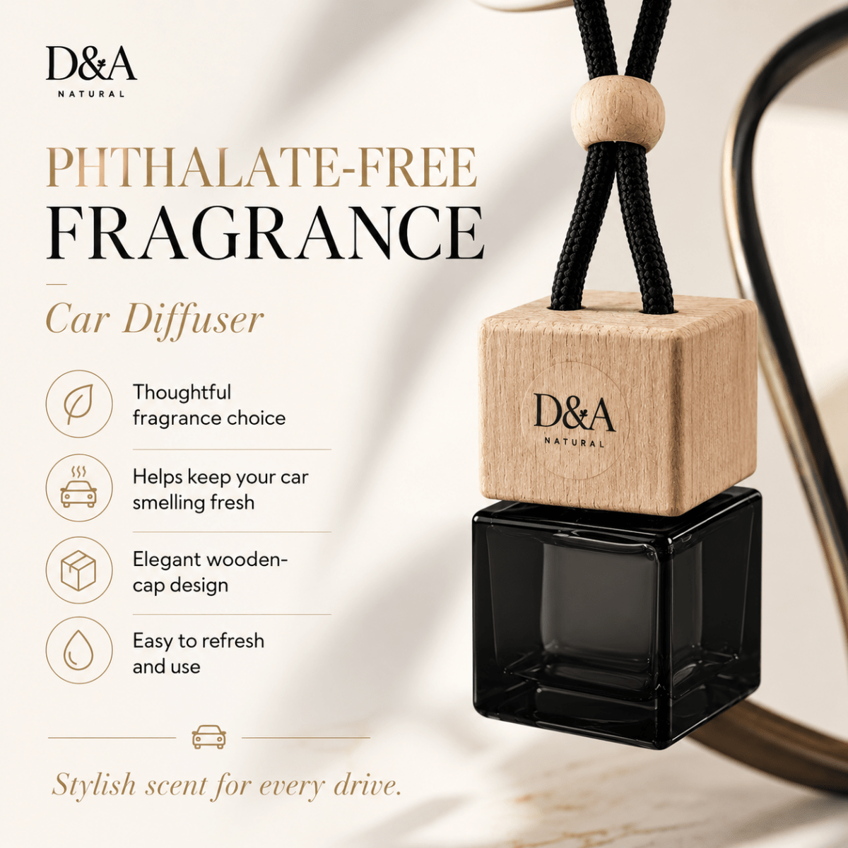 D&A Natural Car Diffusers - Dzastina Agata Natural