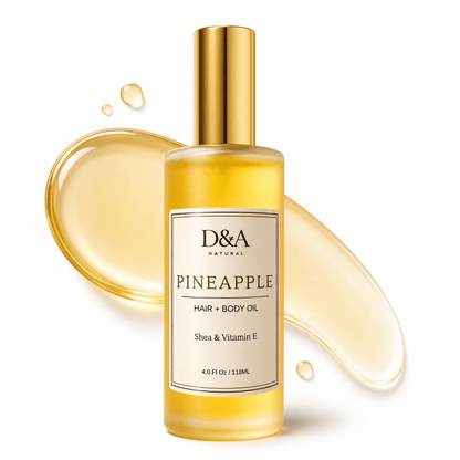 Pineapple Shea Hair & Body Oil | D& A Natural - Dzastina Agata Natural