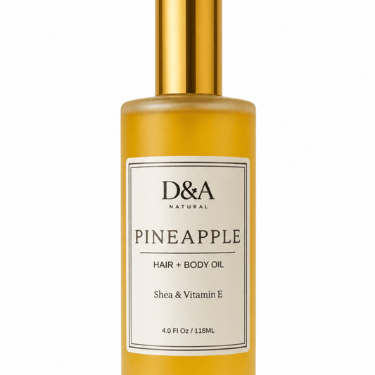 Pineapple Shea Hair & Body Oil | D& A Natural - Dzastina Agata Natural