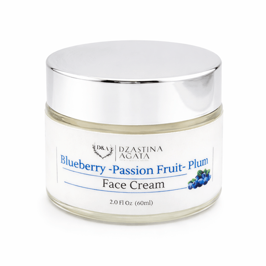Blueberry Face Cream - Dry to Normal Skin - Dzastina Agata Natural