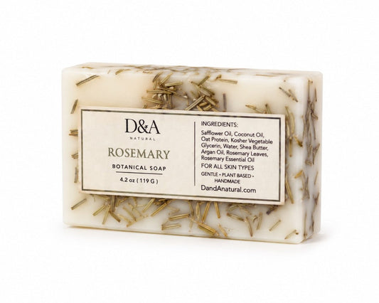Rosemary Soap with Argan Oil and Rosemary Essential Oil - Dzastina Agata Natural